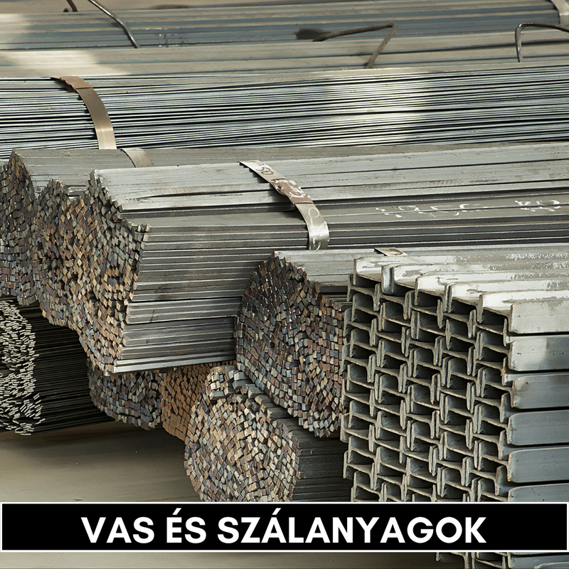 Vas és szálanyagok