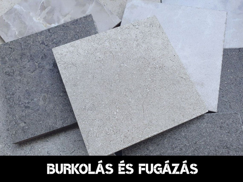 Burkolás és fugázás