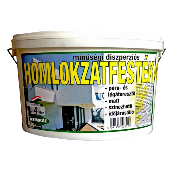Kemikál Homlokzatfesték Színezhető Fehér 4 L