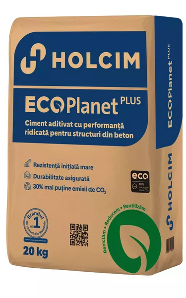 Cement EcoPlanetPlus Holcim 42,5R 20kg/zsák