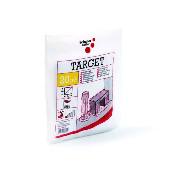 Schuller Takarófolia Target S4HDPE Átlátszó 4 x 5 m