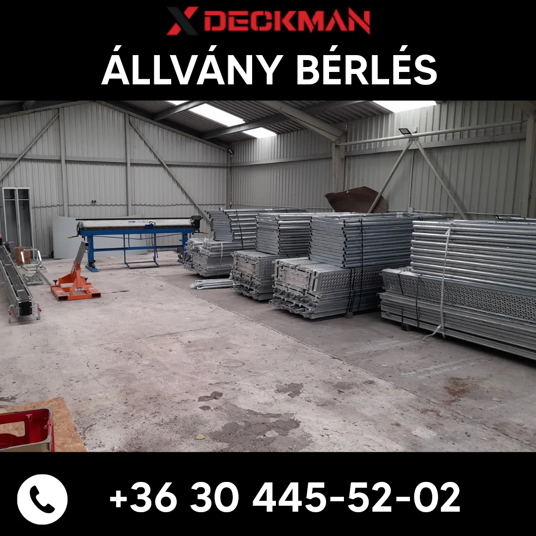 Állvány bérbeadás